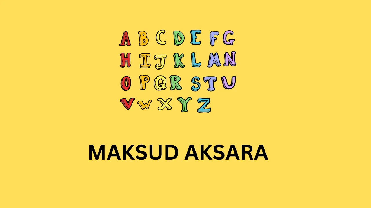 Apakah Maksud Aksara